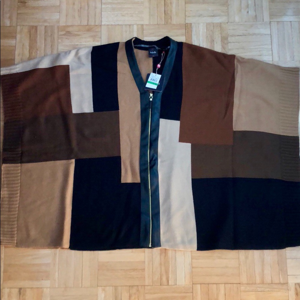 Rafaela ZIP Up Cape Top (NWT)